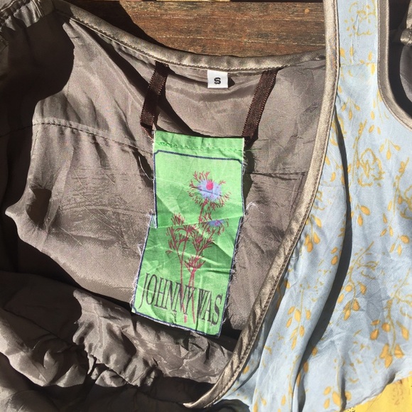 🌿 Johnny Was Floral Silk Tunic Tank/Dress - Picture 5 of 10